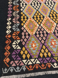 Handvävd Ull kelimmatta - 241 x 172 cm