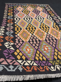 Handvävd Ull kelimmatta - 241 x 172 cm