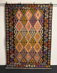 Handvävd Ull kelimmatta - 241 x 172 cm