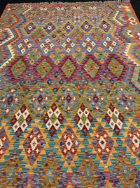 Handvävd Ull kelimmatta - 264 x 182 cm