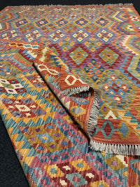 Handvävd Ull kelimmatta - 264 x 182 cm