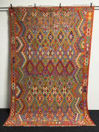 Handvävd Ull kelimmatta - 264 x 182 cm