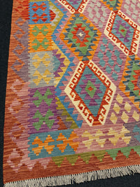 Handvävd Ull kelimmatta - 235 x 177 cm