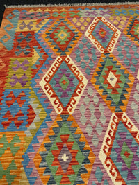 Handvävd Ull kelimmatta - 235 x 177 cm