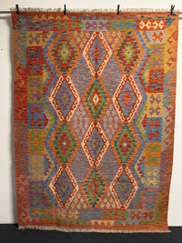 Handvävd Ull kelimmatta - 235 x 177 cm