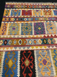 Handvävd Ull kelimmatta - 234 x 175 cm