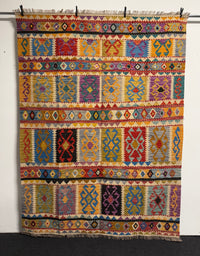 Handvävd Ull kelimmatta - 234 x 175 cm