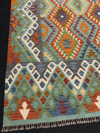 Handvävd Ull kelimmatta - 244 x 175 cm