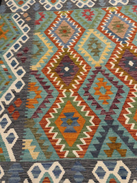 Handvävd Ull kelimmatta - 244 x 175 cm