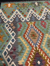 Handvävd Ull kelimmatta - 244 x 175 cm