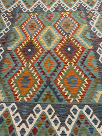 Handvävd Ull kelimmatta - 244 x 175 cm