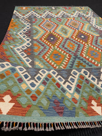 Handvävd Ull kelimmatta - 244 x 175 cm