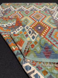 Handvävd Ull kelimmatta - 244 x 175 cm