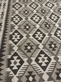 Handvävd Ull kelimmatta - 283 x 175 cm