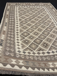 Handvävd Ull kelimmatta - 244 x 170 cm