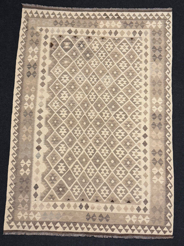 Handvävd Ull kelimmatta - 295 x 194 cm