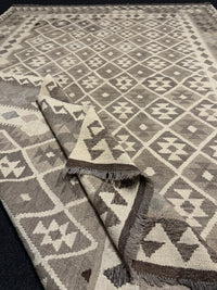 Handvävd Ull kelimmatta - 295 x 194 cm