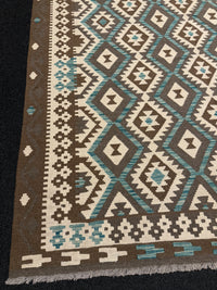 Handvävd Ull kelimmatta - 290 x 198 cm