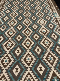 Handvävd Ull kelimmatta - 290 x 198 cm