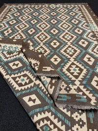 Handvävd Ull kelimmatta - 290 x 198 cm