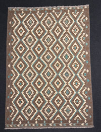 Handvävd Ull kelimmatta - 302 x 204 cm