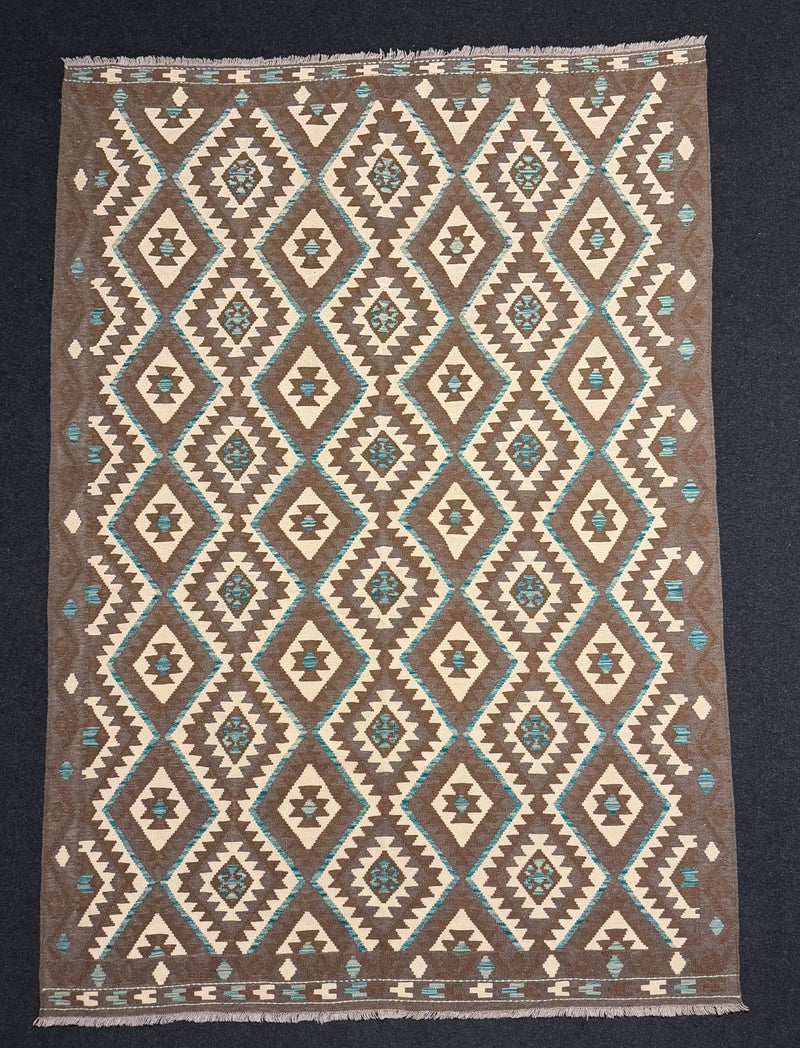 Handvävd Ull kelimmatta - 302 x 204 cm