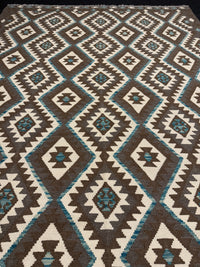 Handvävd Ull kelimmatta - 302 x 204 cm