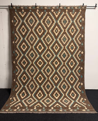 Handvävd Ull kelimmatta - 302 x 204 cm