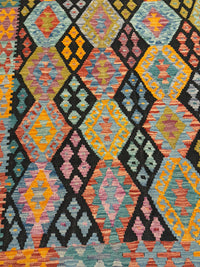 Handvävd Ull kelimmatta - 238 x 174 cm