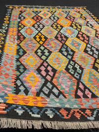 Handvävd Ull kelimmatta - 238 x 174 cm