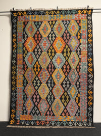 Handvävd Ull kelimmatta - 238 x 174 cm