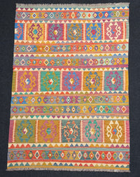 Handvävd Ull kelimmatta - 253 x 178 cm