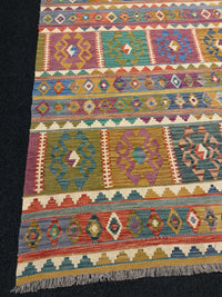 Handvävd Ull kelimmatta - 253 x 178 cm