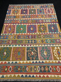 Handvävd Ull kelimmatta - 253 x 178 cm