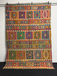 Handvävd Ull kelimmatta - 253 x 178 cm