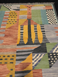 Handvävd Ull kelimmatta - 248 x 173 cm