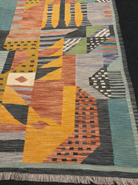 Handvävd Ull kelimmatta - 248 x 173 cm