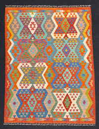 Handvävd Ull kelimmatta - 230 x 174 cm