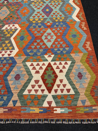 Handvävd Ull kelimmatta - 230 x 174 cm