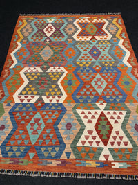 Handvävd Ull kelimmatta - 230 x 174 cm