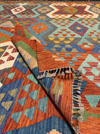 Handvävd Ull kelimmatta - 230 x 174 cm