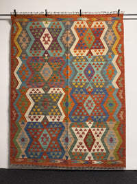 Handvävd Ull kelimmatta - 230 x 174 cm