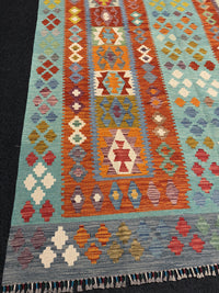 Handvävd Ull kelimmatta - 237 x 183 cm