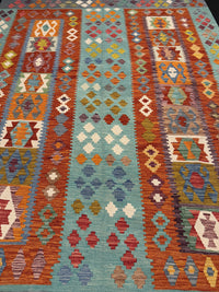 Handvävd Ull kelimmatta - 237 x 183 cm