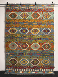 Handvävd Ull kelimmatta - 242 x 170 cm