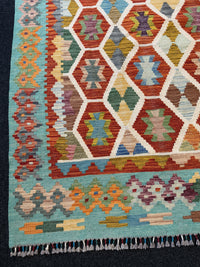 Handvävd Ull kelimmatta - 293 x 202 cm