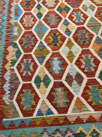 Handvävd Ull kelimmatta - 293 x 202 cm