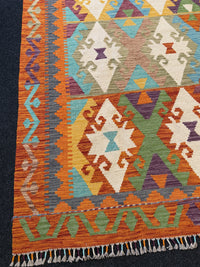 Handvävd Ull kelimmatta - 250 x 178 cm