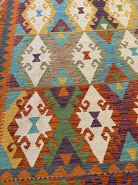 Handvävd Ull kelimmatta - 250 x 178 cm