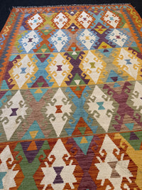 Handvävd Ull kelimmatta - 250 x 178 cm